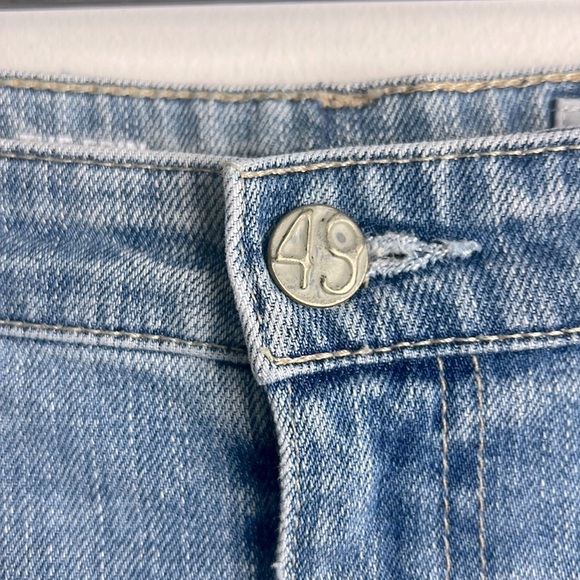 AG Adriano Goldschmied AG-ED Denim Erin Denim Pencil Skirt Light Wash Size 32 - Picture 5 of 12